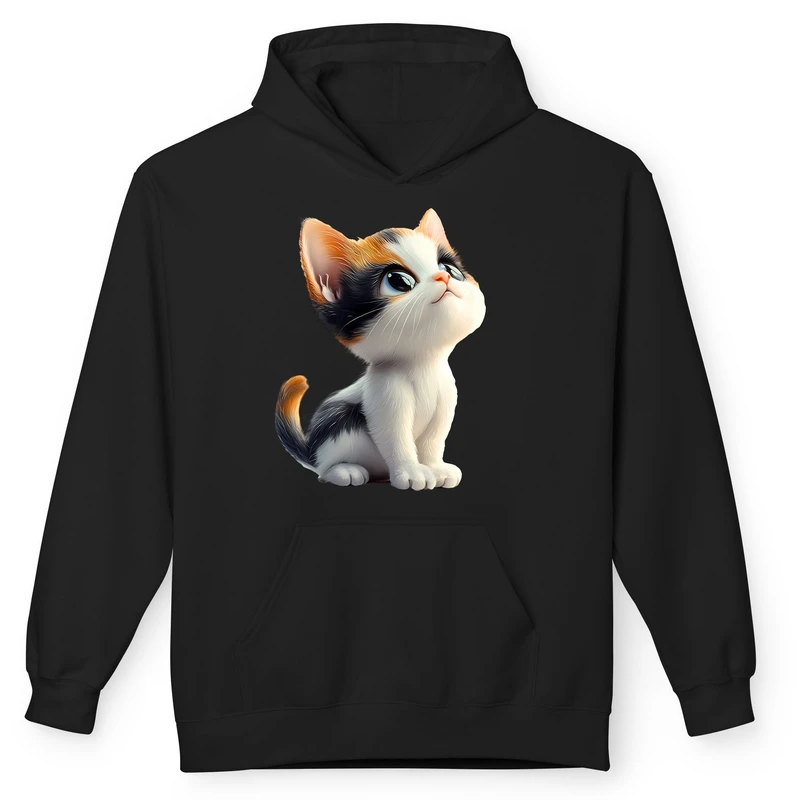 هودی مردانه پاد آفرین مدل گربه ملوس کد 13