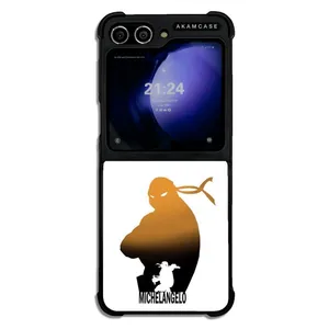 AKAM AMC-WSGZFLIP5-NINJA TURTLES8 Cover For Samsung Galaxy Z Flip 5
