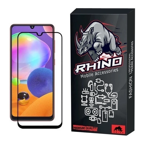 محافظ صفحه نمایش راینو مدل FUL مناسب برای گوشی موبایل اپل iPhone 13 pro