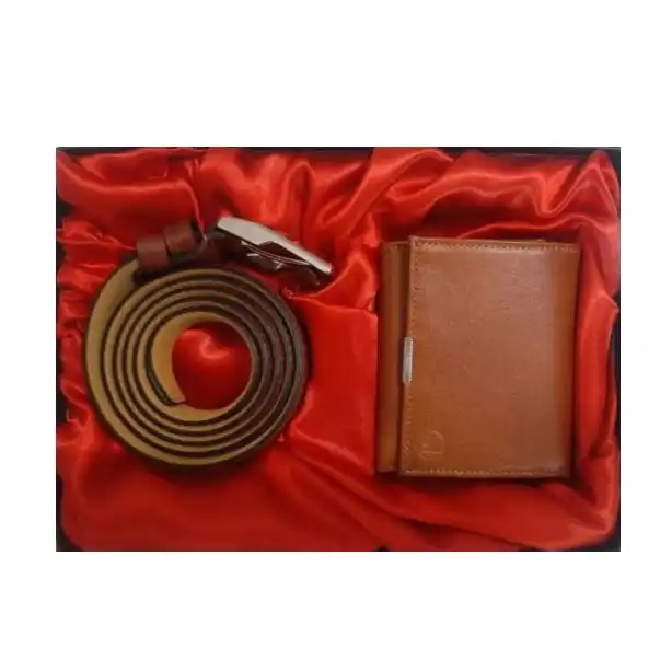 ست هدیه مردانه  چرم سون مدل Sn004-as-s