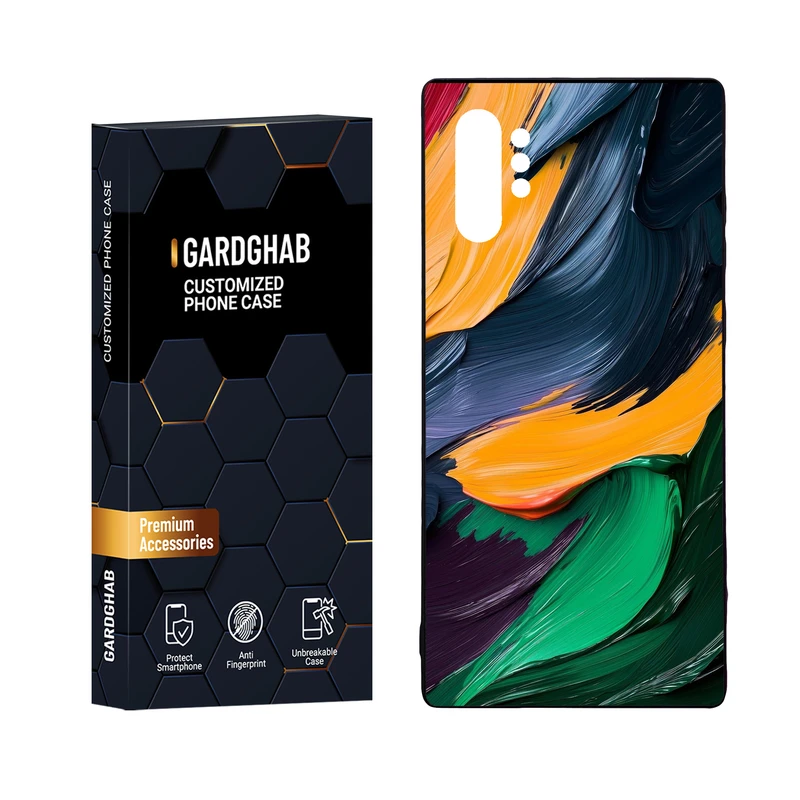 کاور گارد قاب مدل دورژله ای پشت گلس مناسب برای گوشی موبایل سامسونگ Galaxy Note 10 Plus