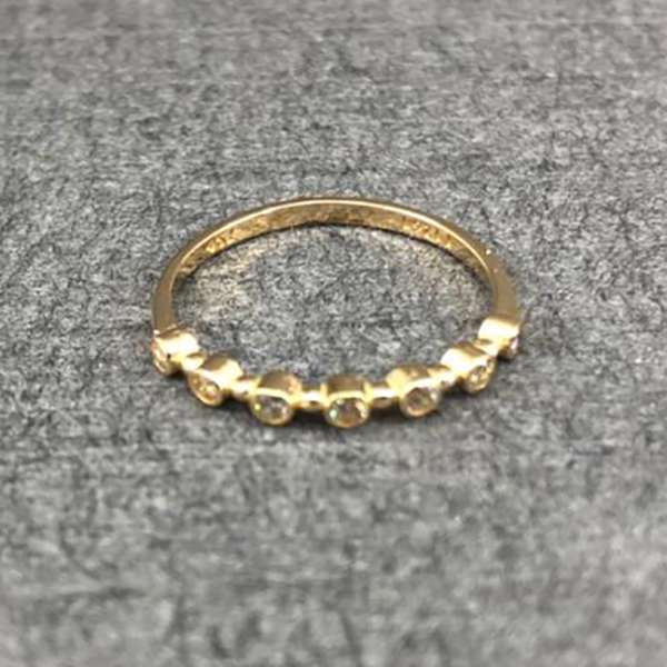 انگشتر طلا 18 عیار زنانه دوست خوب مدل dk345