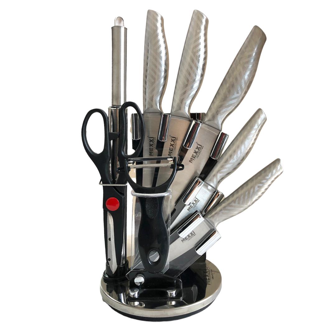 سرویس چاقو آشپزخانه 9 پارچه مکسی مدل pacs