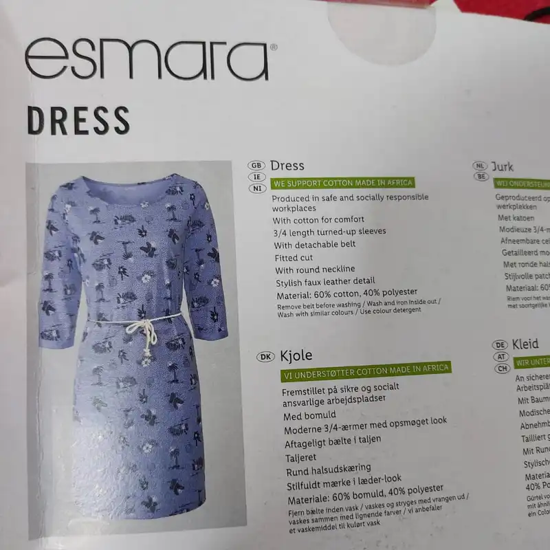 پیراهن زنانه اسمارا مدل C1389