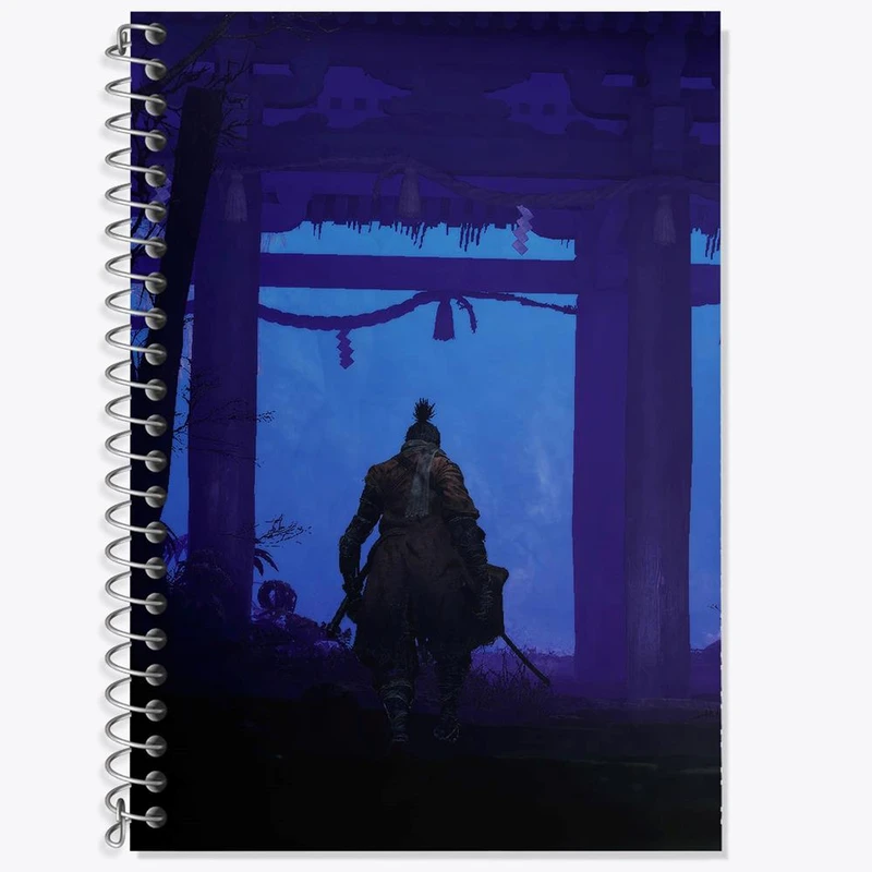 دفتر زبان 50 برگ خندالو مدل سه خط طرح وولف سیکرو کد 30551