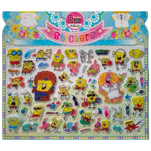 استیکر کودک مدل باب اسفنجی  کد 016