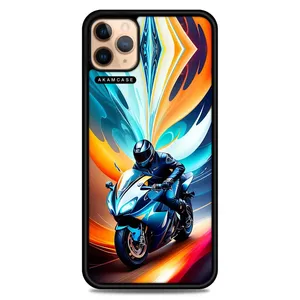 AKAM AMC-WA11PRO-MOTORCYCLE-6 Cover For Apple iPhone 11 Pro