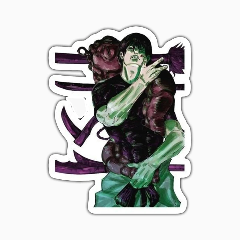 استیکر لپ تاپ و موبایل بووم طرح انیمه Jujutsu Kaisen مدل Toji کد MD88