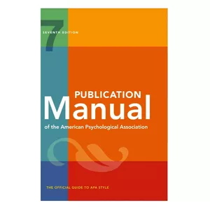 کتاب Publication Manual Seventh Edition اثر جمعی از نویسندگان انتشارات American Psychological Association