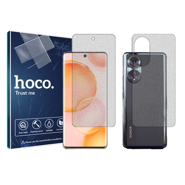 محافظ صفحه نمایش مات هوکو مدل HyMTT مناسب برای گوشی موبایل آنر 50 به همراه محافظ پشت گوشی