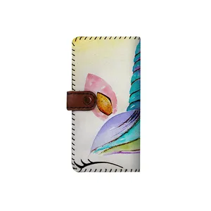 کیف پول چرمی ترمه طراحان ایده مدل بنددار کد nri012