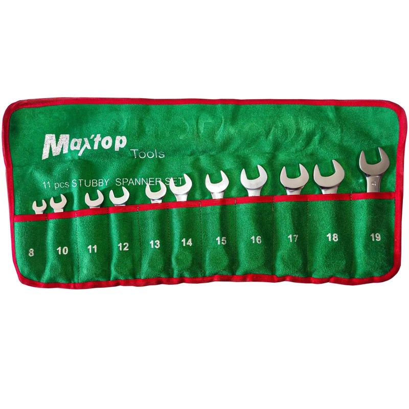 آچار یکسر تخت و یکسر رینگی مکس تاپ مدل BTQSS - 9980  مجموعه 11 عددی