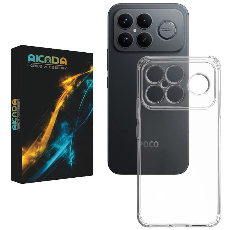 کاور آکادا مدل Transparent مناسب برای گوشی موبایل شیائومی Poco F8 Ultra / Redmi K90 Pro Max