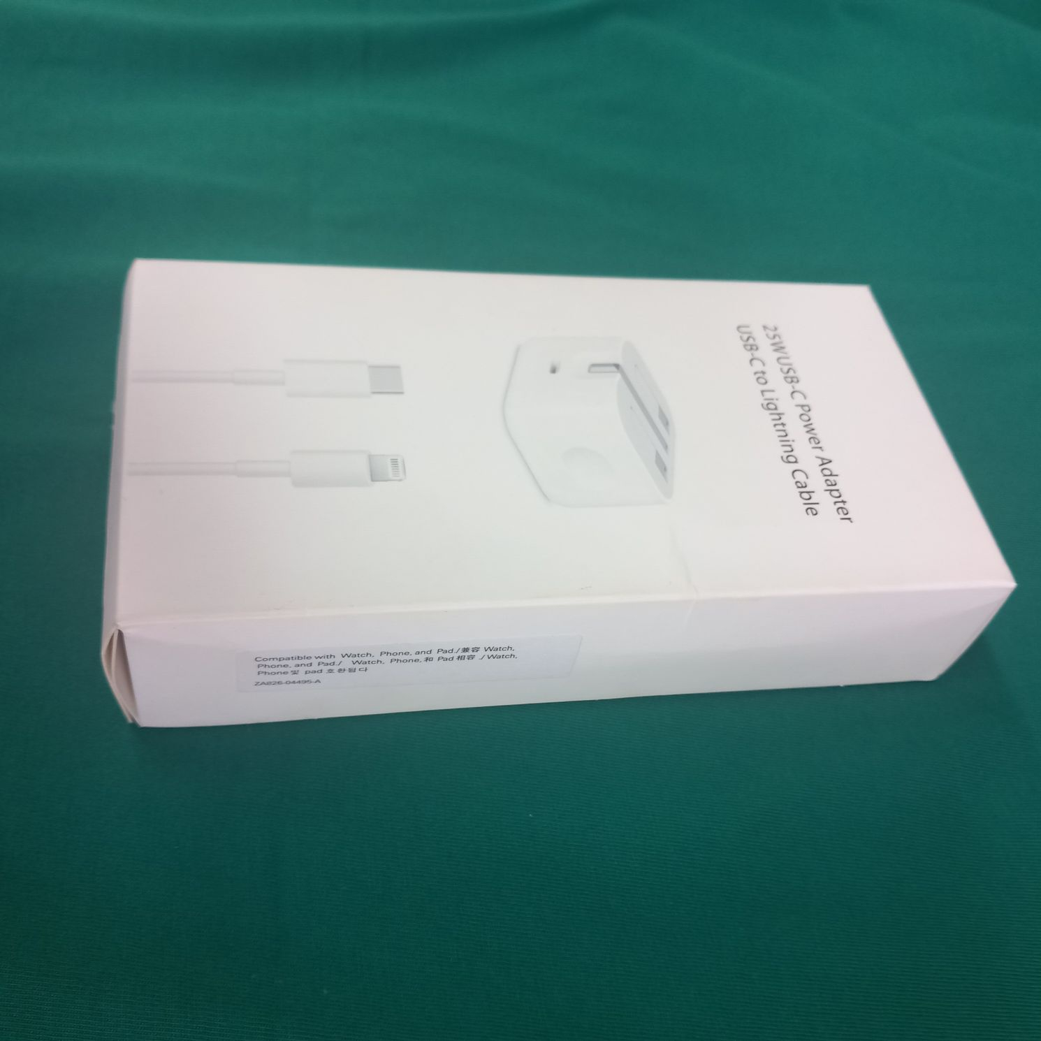شارژر دیواری 25 وات مدل 25 - w به همراه کابل لایتنینگ