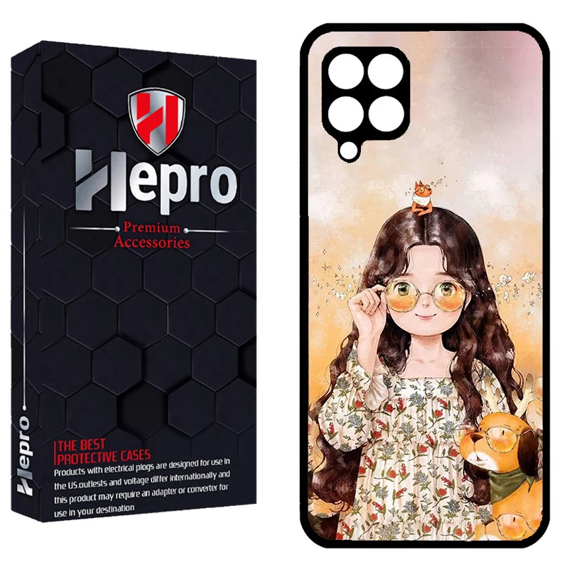 کاور هپرو طرح دخترانه کد TPU-779 مناسب برای گوشی موبایل سامسونگ Galaxy A12