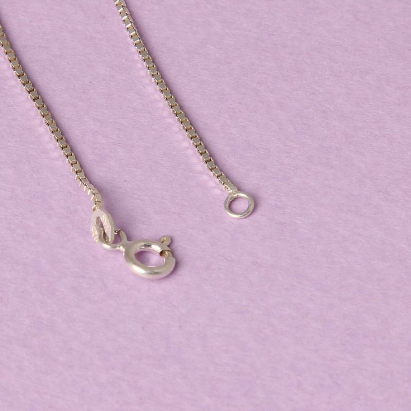 زنجیر نقره مردانه مدل ونیزی ظریف arm4452