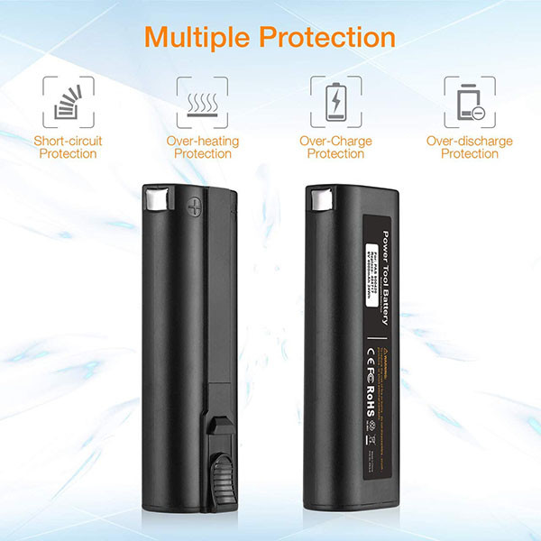 باتری دریل شارژی مدل powerextra کد 6V 3600mAh بسته 2 عددی