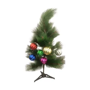 دکوری مدل درخت کاج تزئین شده کریسمس کد 01