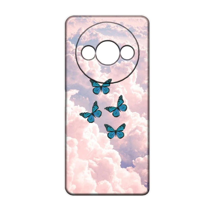 کاور مدل پروانه کد 077 مناسب برای گوشی موبایل شیائومی Redmi A3