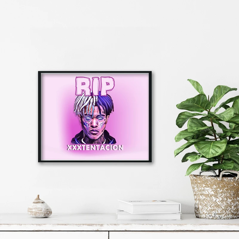 تابلو آتریسا طرح تنتاسیون xxxtentasion مدل ATt0145