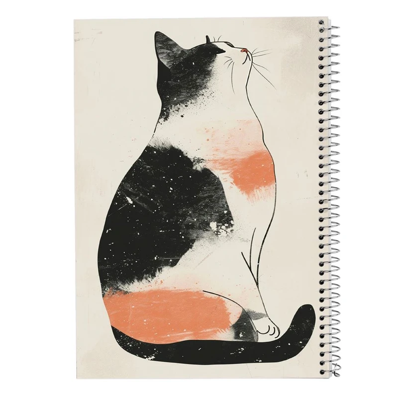 دفتر نقاشی 50 برگ مدوپد مدل سگ و گربه کد DF17324