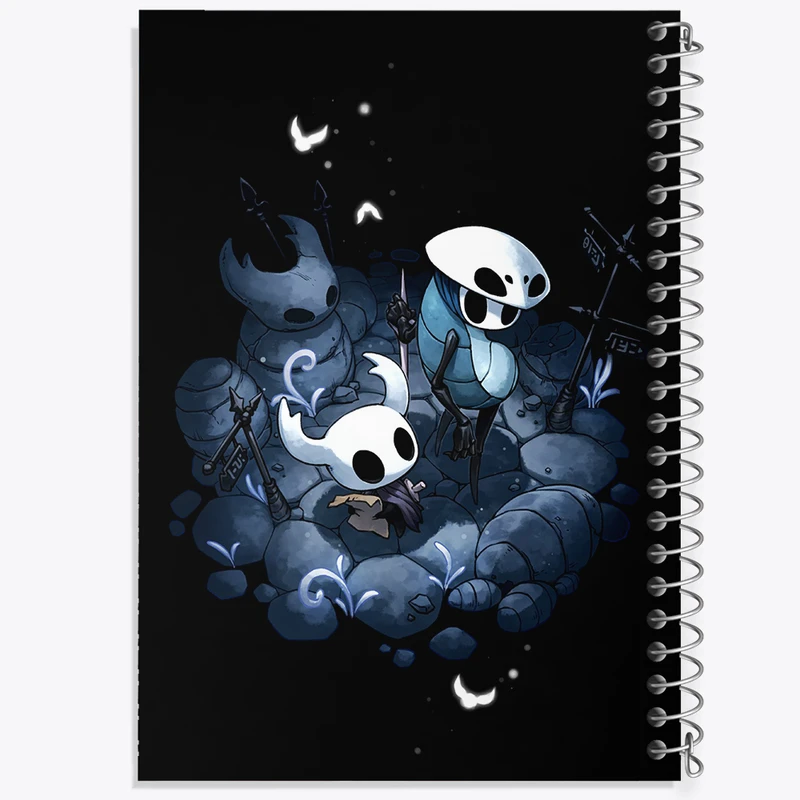 دفتر نقاشی 50 برگ خندالو طرح بازی هالو نایت (Hollow Knight) کد 32987