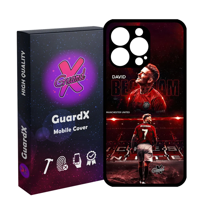 کاور گارد ایکس طرح David Beckham مدل Glass10581 مناسب برای گوشی موبایل اپل iPhone 13 Pro
