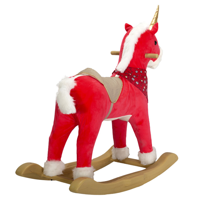 اسب رکاب دار  کودک  مدل گهواره ای موزیکال متحرک A2