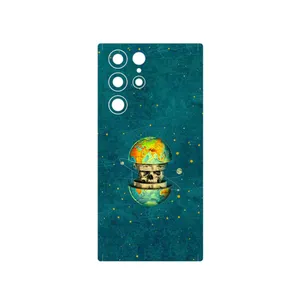 MAHOOT Collage of Earth Face Cover Sticker for Samsung Galaxy S22 Ultra 5G