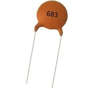 خازن عدسی 68 نانو فاراد کد 6831 بسته 31 عددی