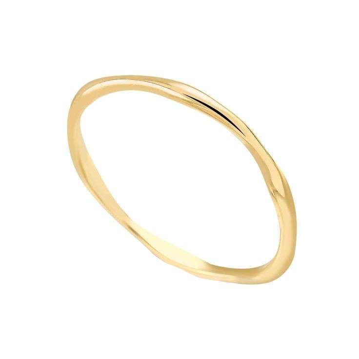  انگشتر طلا 18 عیار زنانه قیراط کد GH5343