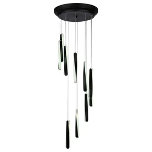 چراغ آویز چشمه نور کد L6406/10BK