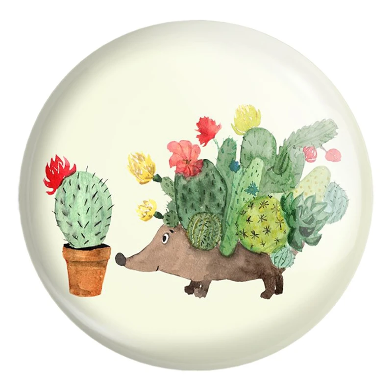 پیکسل خندالو طرح کاکتوس و جوجه تیغی کد 5275 مدل بزرگ