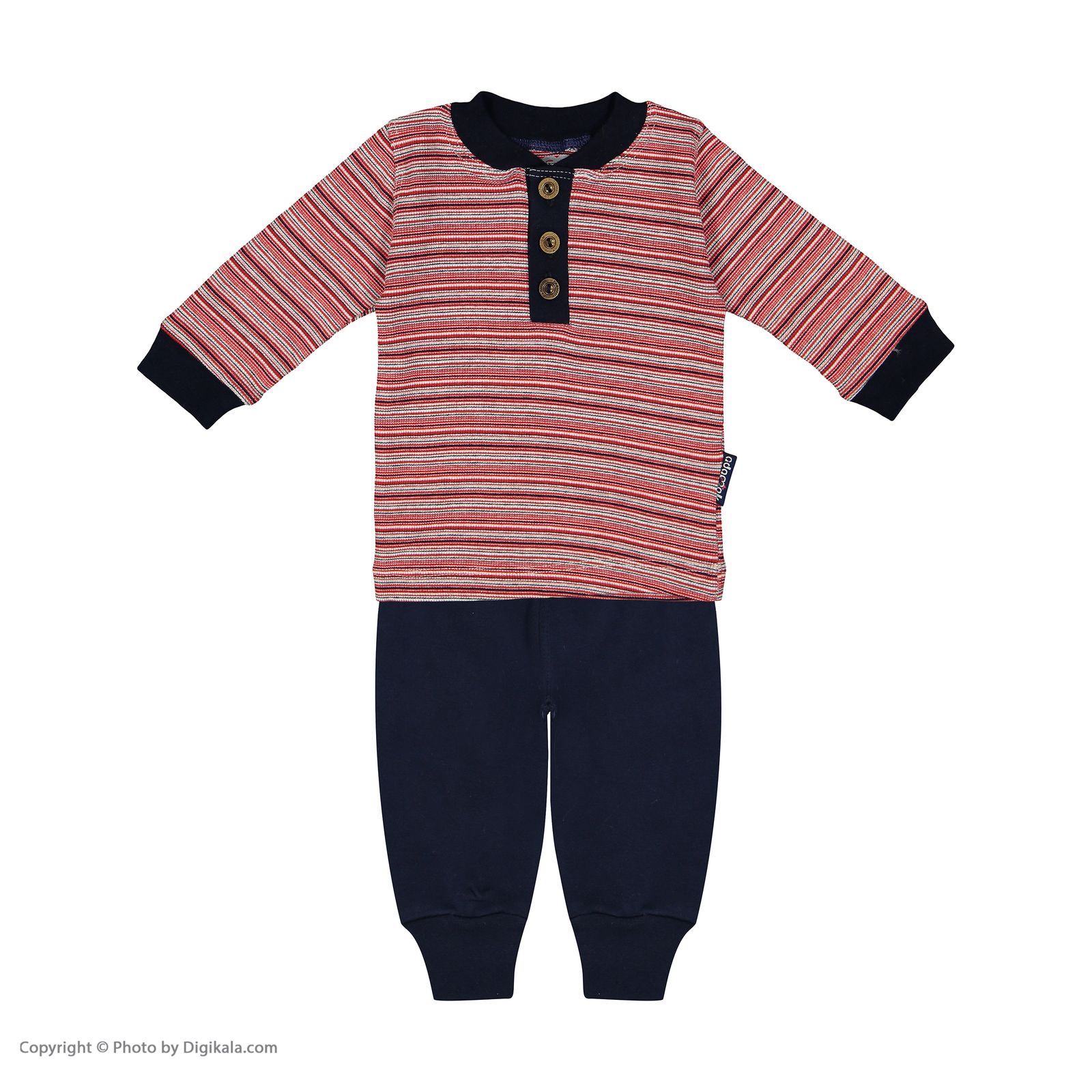 ست تی شرت و شلوار نوزادی آدمک مدل 2171128-72 -  - 2