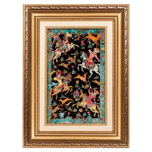 تابلو فرش دستباف سی پرشیا مدل شکارگاه کد 902779