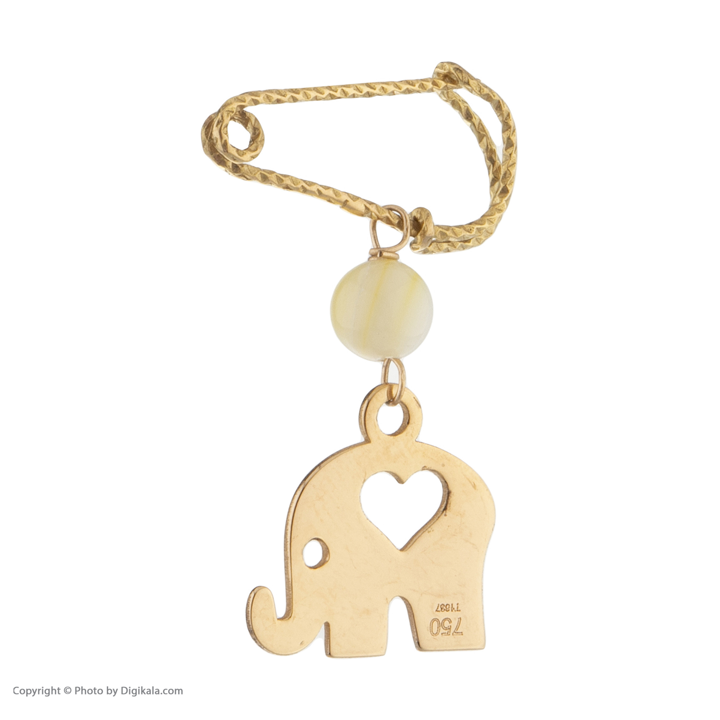 سنجاق سینه طلا 18 عیار پرسته مدل 14077498