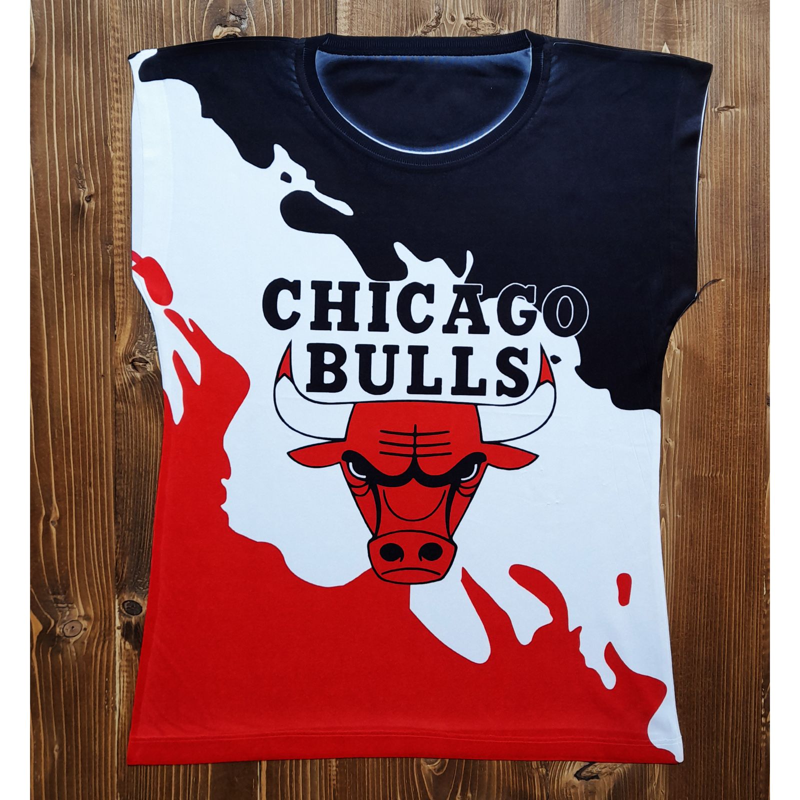  تاپ ورزشی پسرانه طرح CHICAGO BULLS کد CH01 -  - 3