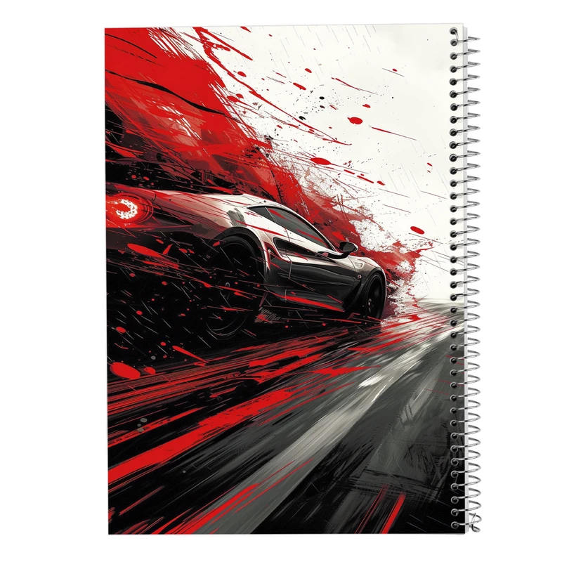 دفتر مشق 100 برگ مدوپد مدل need for speed کد DF13628