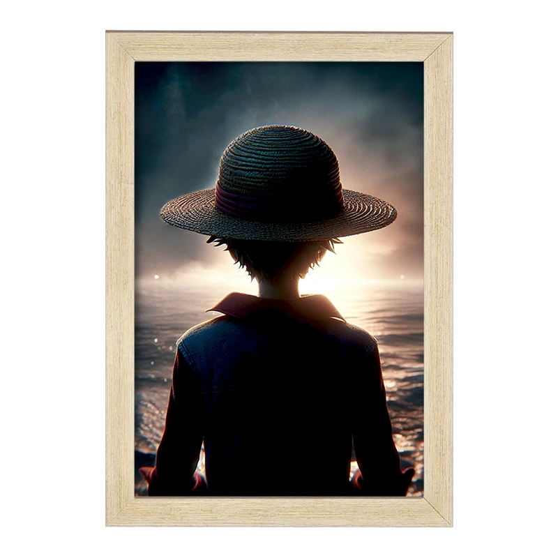 تابلو خندالو مدل لوفی انیمه وان پیس کد F834