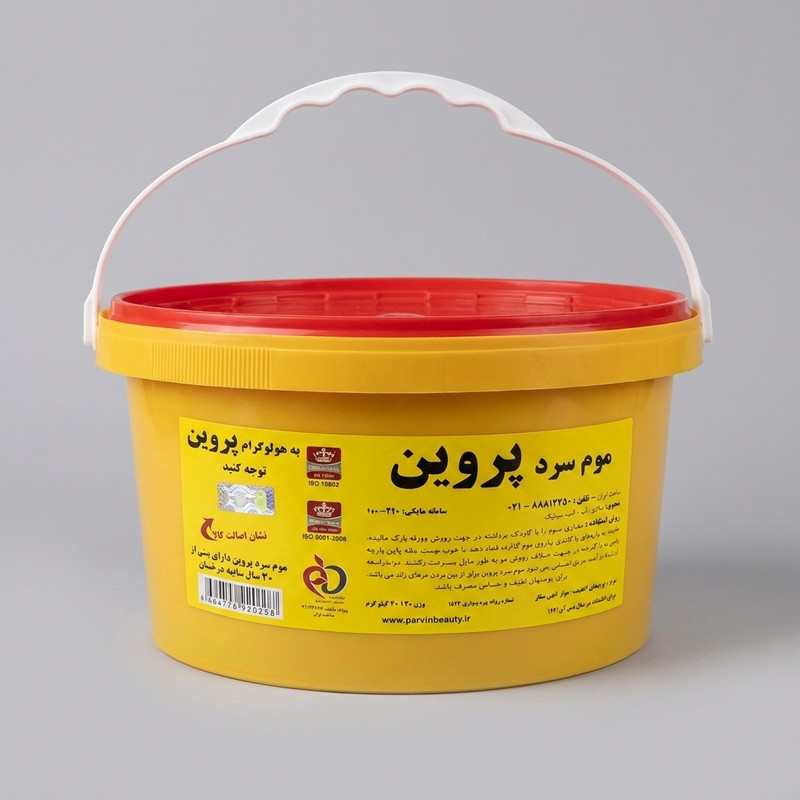 موم سرد پروین مدل Honey حجم 4000 گرم