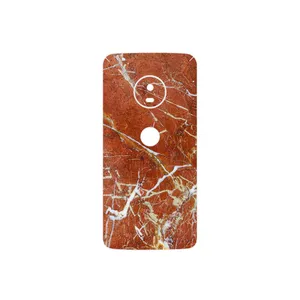 MAHOOT Red Marble Cover Sticker for Motorola Moto G5 Plus