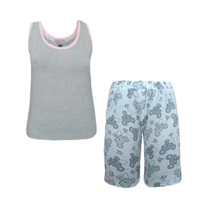 ست تاپ و شلوارک زنانه مدل موش ملوس