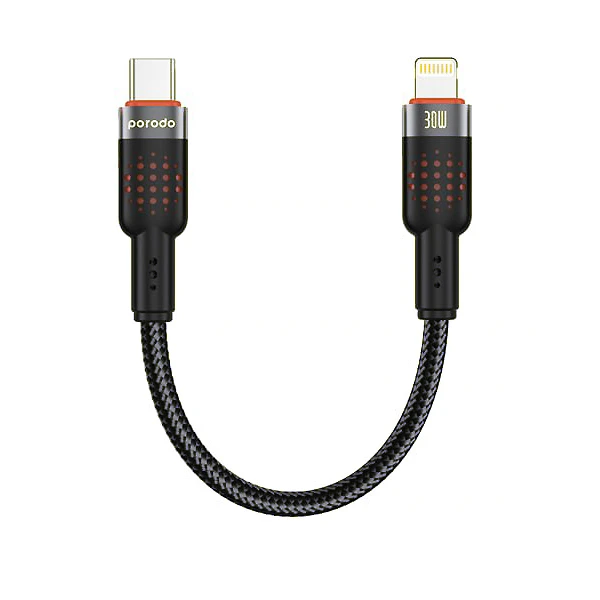 کابل تبدیل USB-C به لایتنینگ  پرودو مدل PD-CBL0014-BK طول 1.2 متر