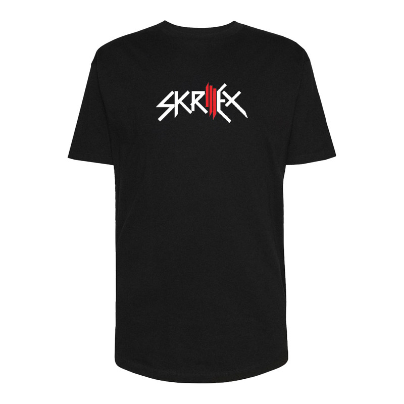 تی شرت لانگ آستین کوتاه مردانه مدل SKRILLEX کد P032 رنگ مشکی