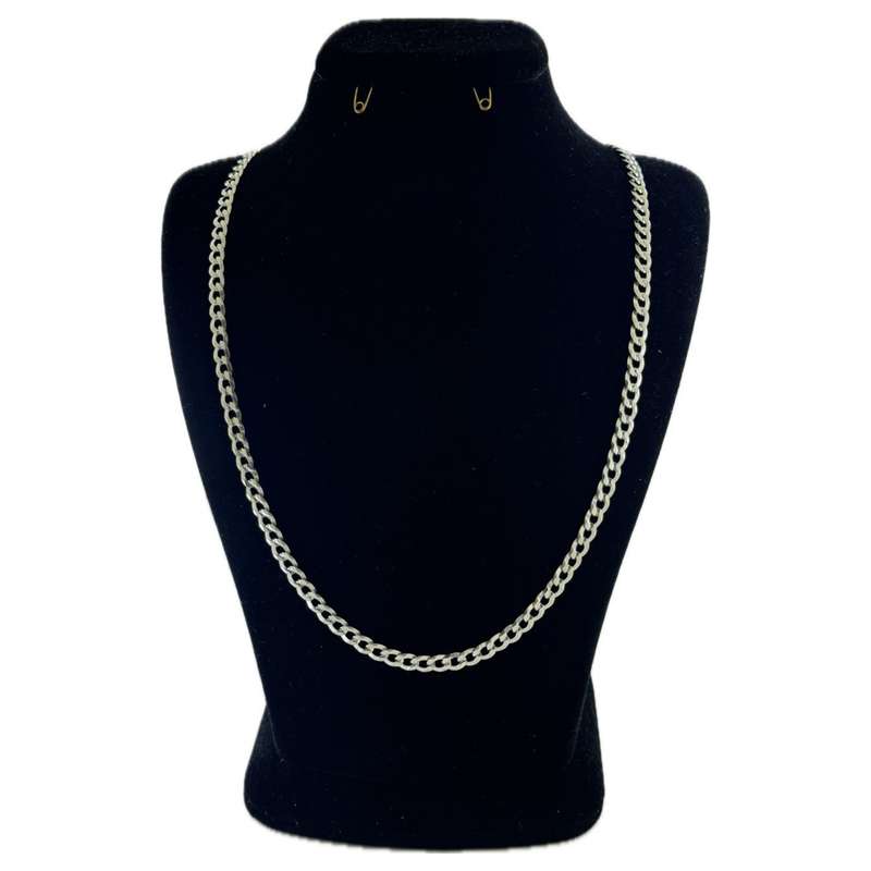 زنجیر نقره مردانه کد 10.90