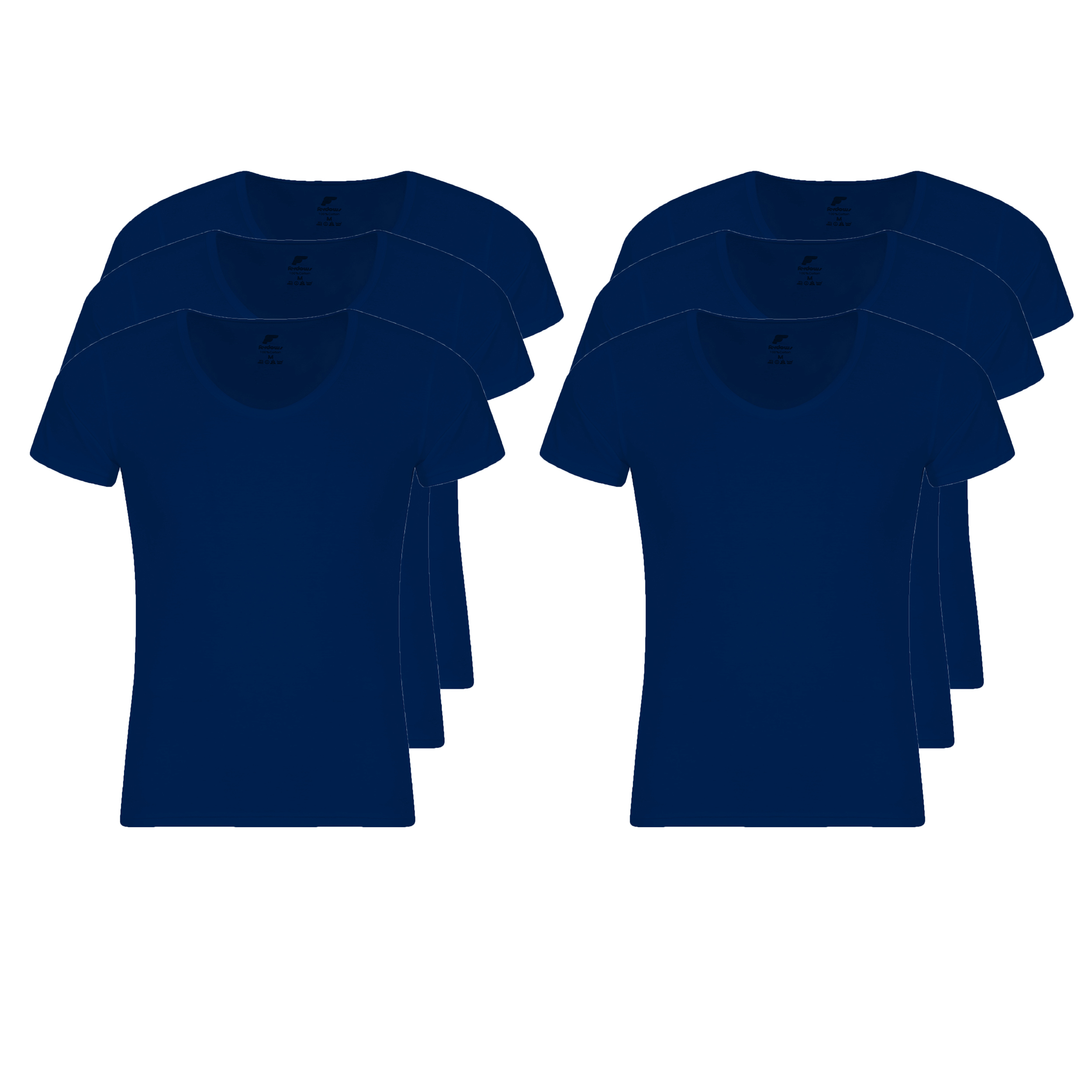 زیرپوش آستین دار مردانه فردوس مدل ZNANB6 بسته 6 عددی