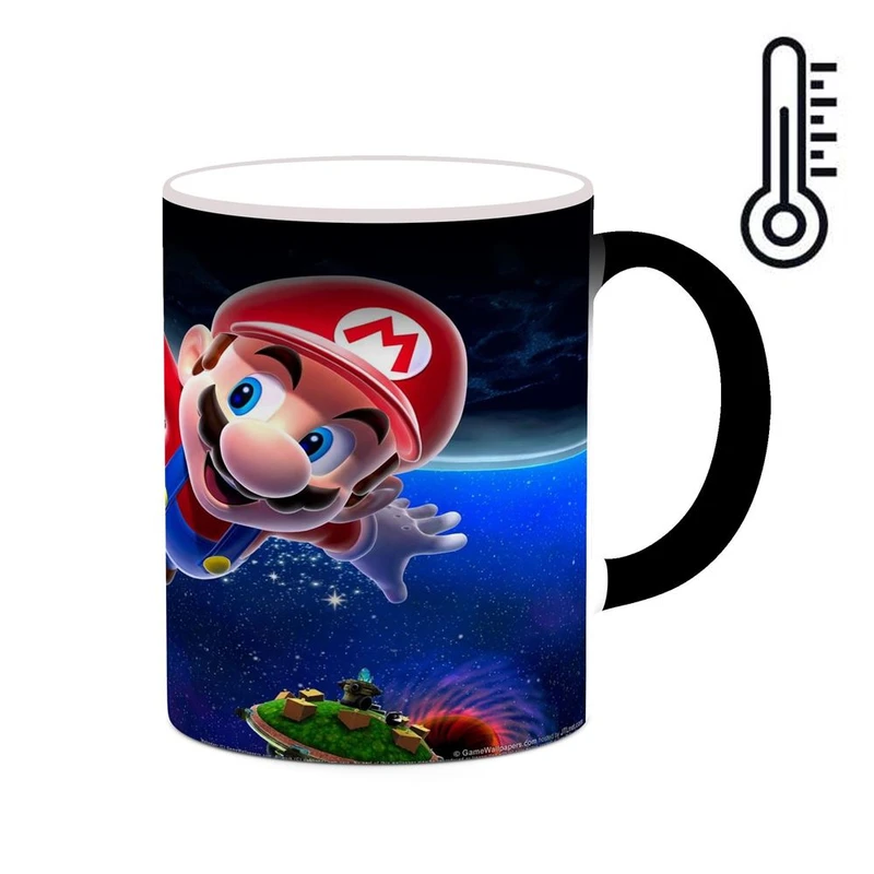 ماگ حرارتی کاکتی مدل بازی سوپر ماریو Super Mario Galaxy کد mgh30581