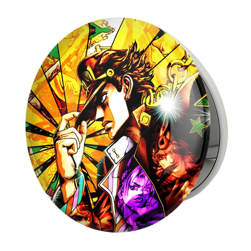 آینه جیبی خندالو طرح کوجو جوتارو انیمه جوجو Jojo مدل تاشو کد 11515 