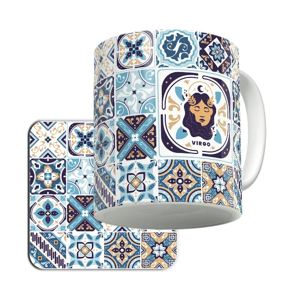 ماگ لاژید مدل نماد شهریور به همراه زیرلیوانی