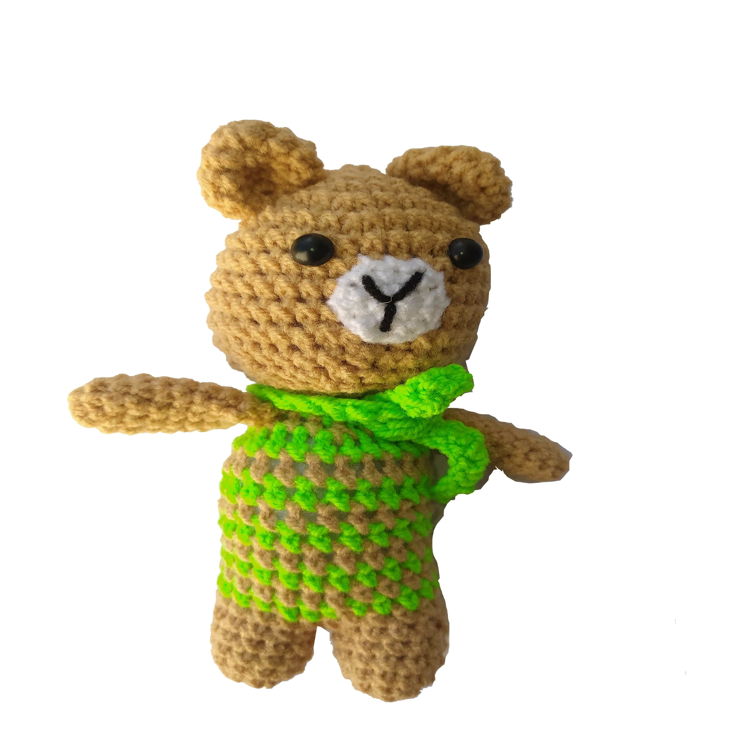 عروسک بافتنی مدل خرسی